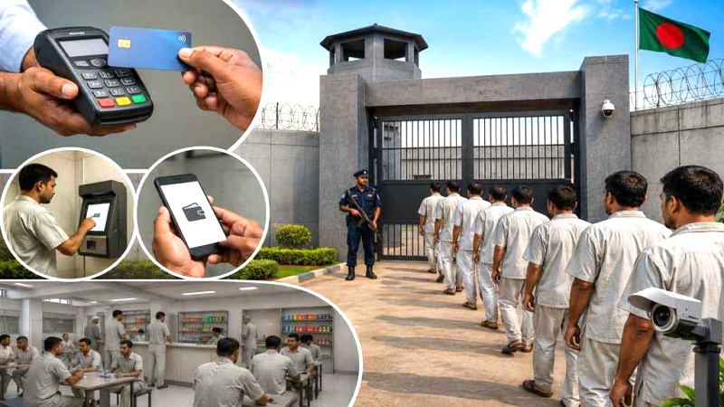 মুন্সিগঞ্জে চালু হলো দেশের প্রথম ‘ক্যাশলেস কারাগার’